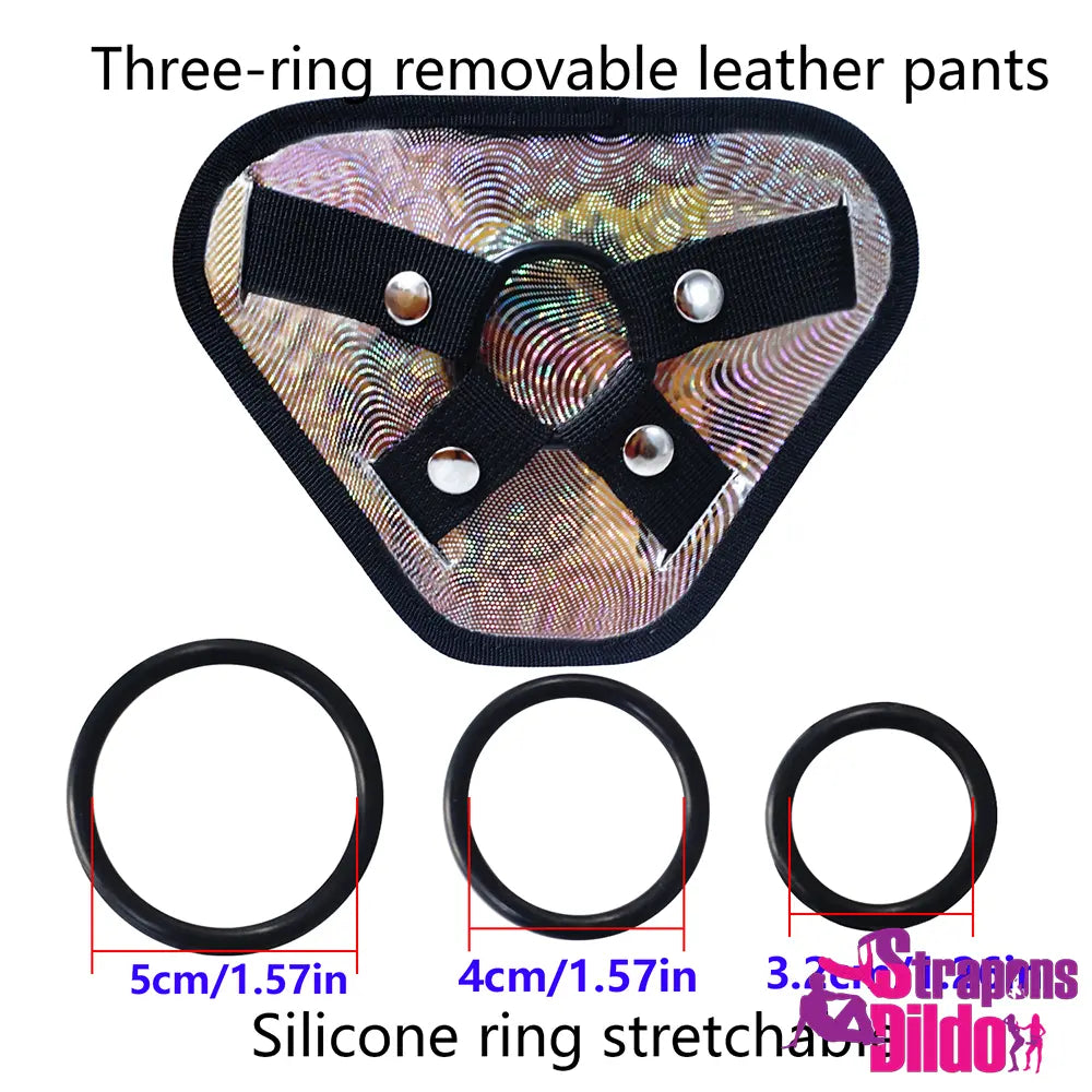 Wearable Strapon Leather Strap on Dildos Pants For Lesbian Gay - Strap ons Dildo