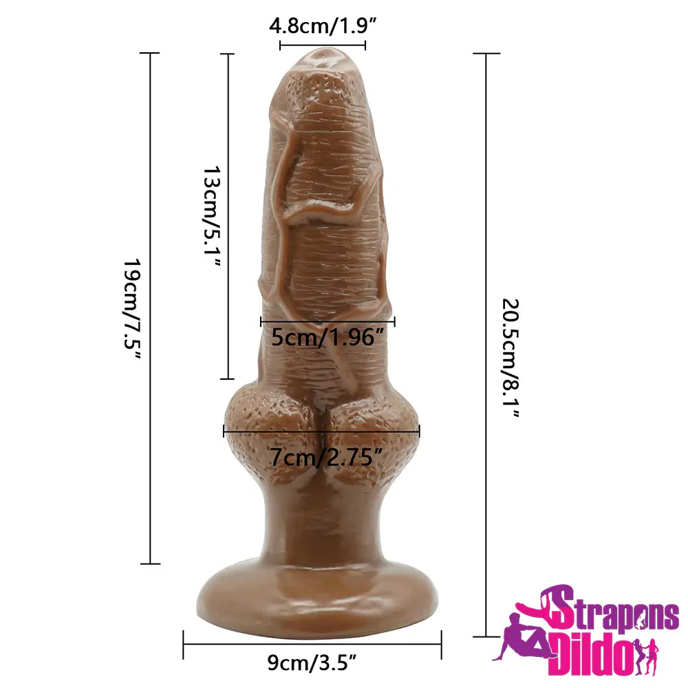 10.6in Animal Wolf Weird Strap on Dildo For Women Love Sex Time - Strap ons Dildo