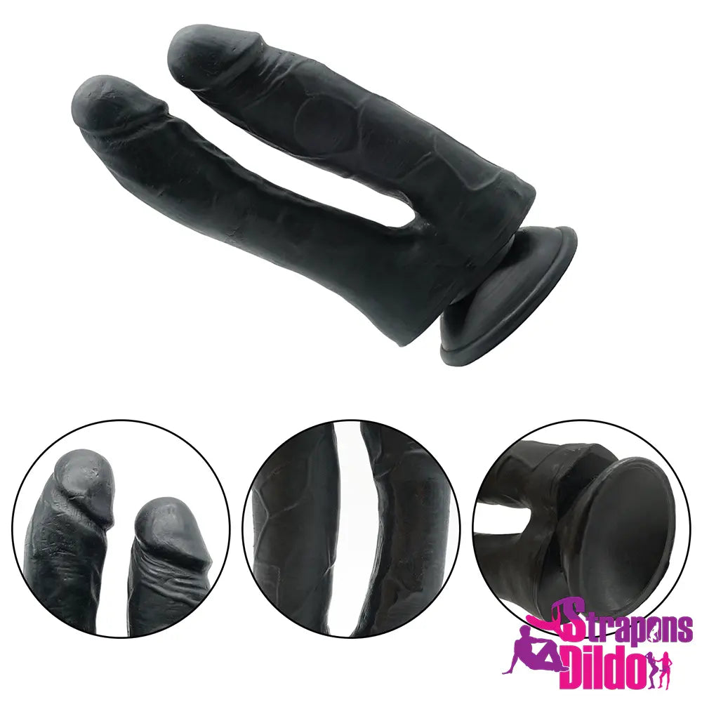 7.48in Double Sided Penetration Strap on Dildo For Anus Vagina - Strap ons Dildo