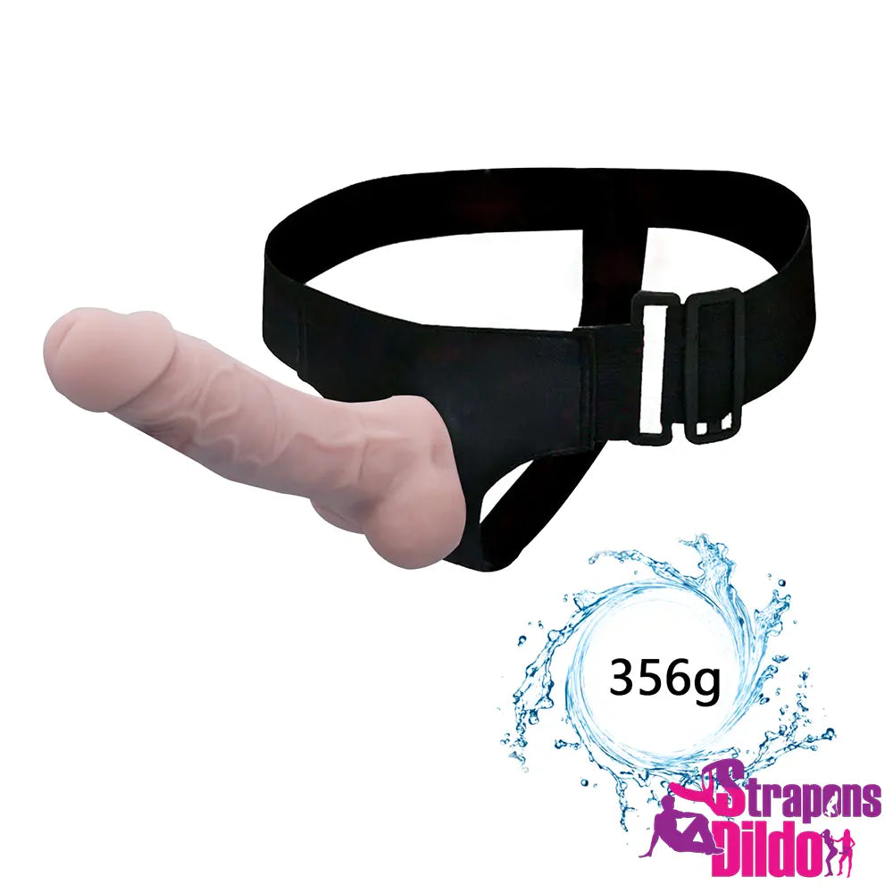 7.87in Real Lifelike Strap on Dildo With Vivid Blood Vessel For G Spot - Strap ons Dildo