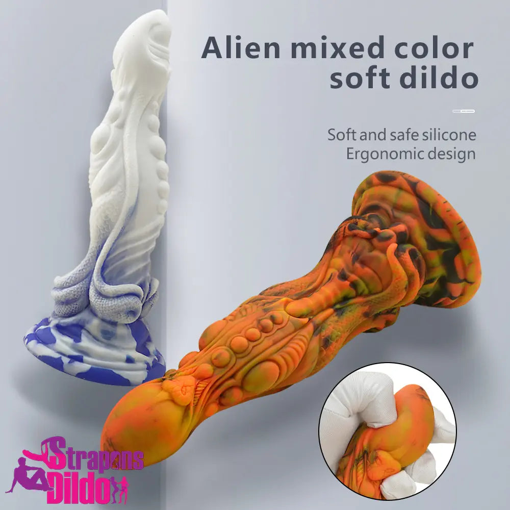 10.43in Big Dragon Monster Silicone Dildo For Anal Vaginal Love Strap ons Dildo