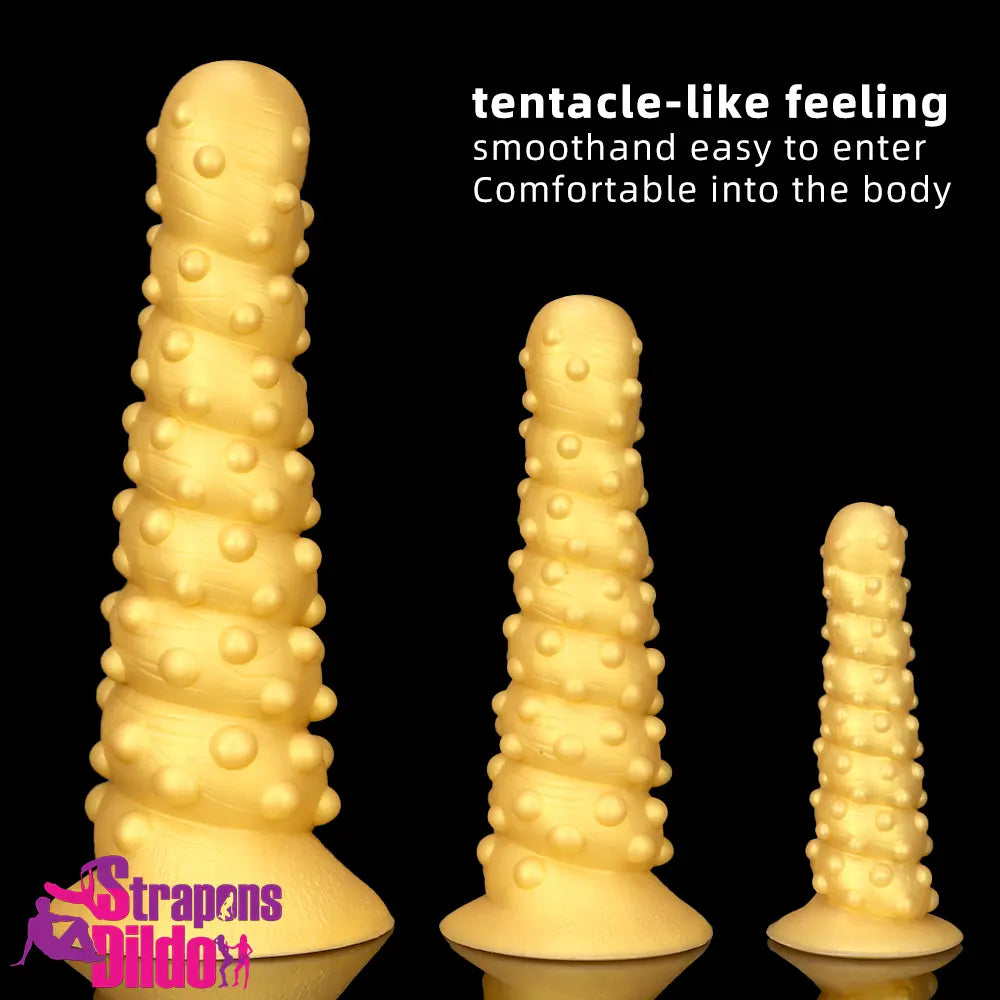 7.48in 11.02in 15in Soft Silicone Spiral Spiked Big Anal Plug Dildo Toy Strap ons Dildo