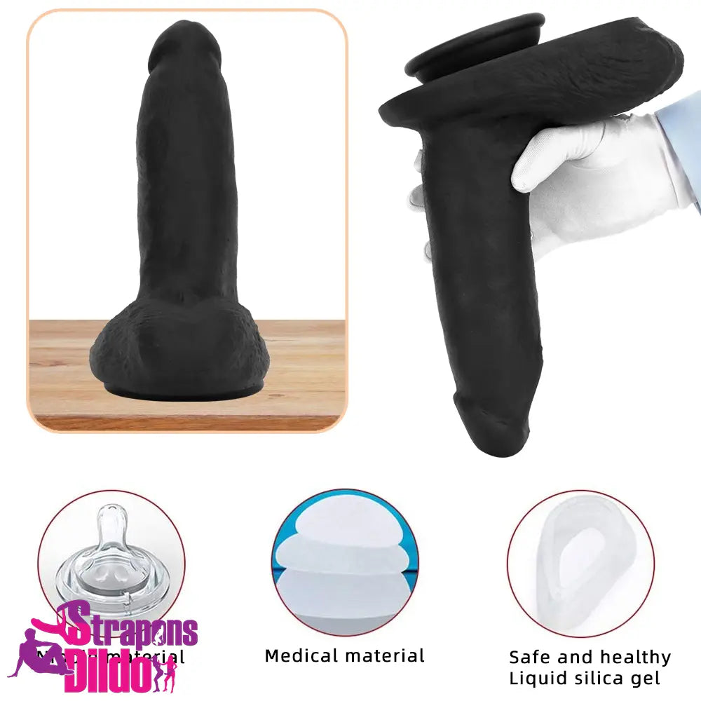 9.25in 10.23in Premium Soft Liquid Silicone Big Real Dildo Adult Product Strap ons Dildo