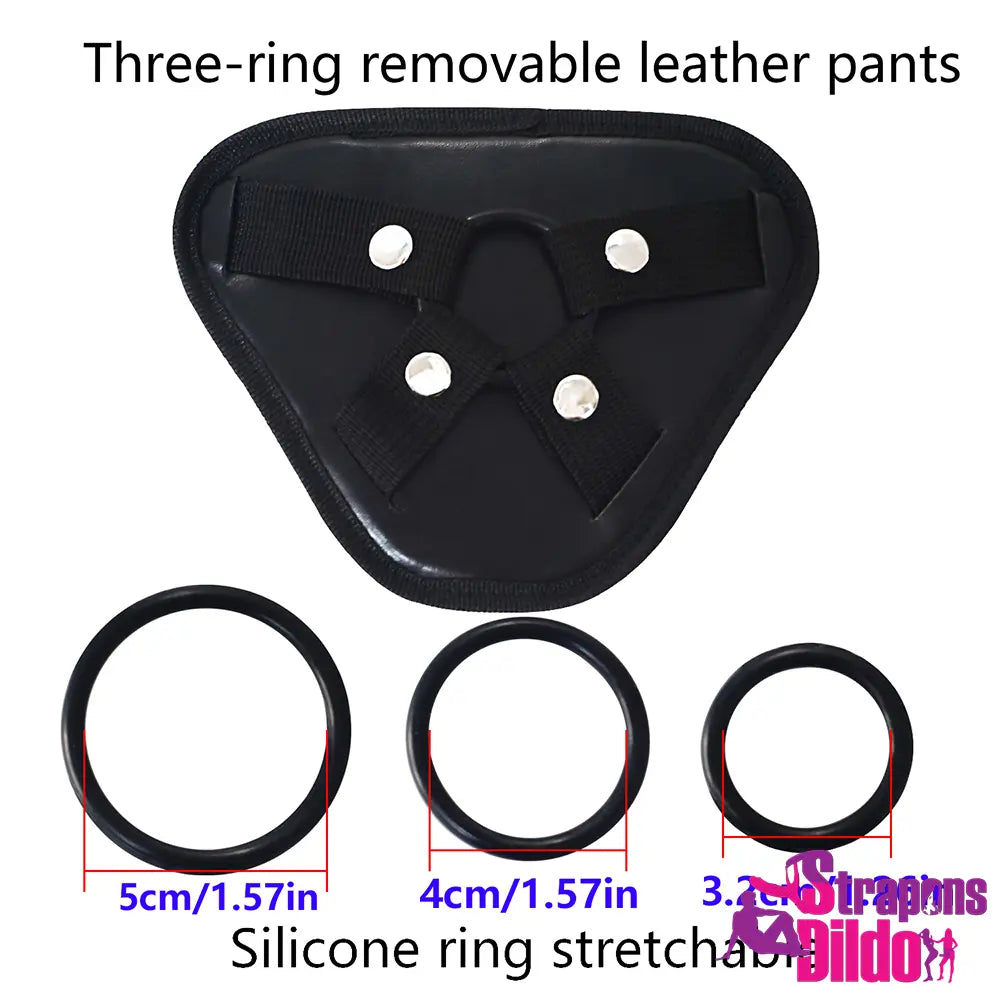 Wearable Strapon Leather Strap on Dildos Pants For Lesbian Gay - Strap ons Dildo