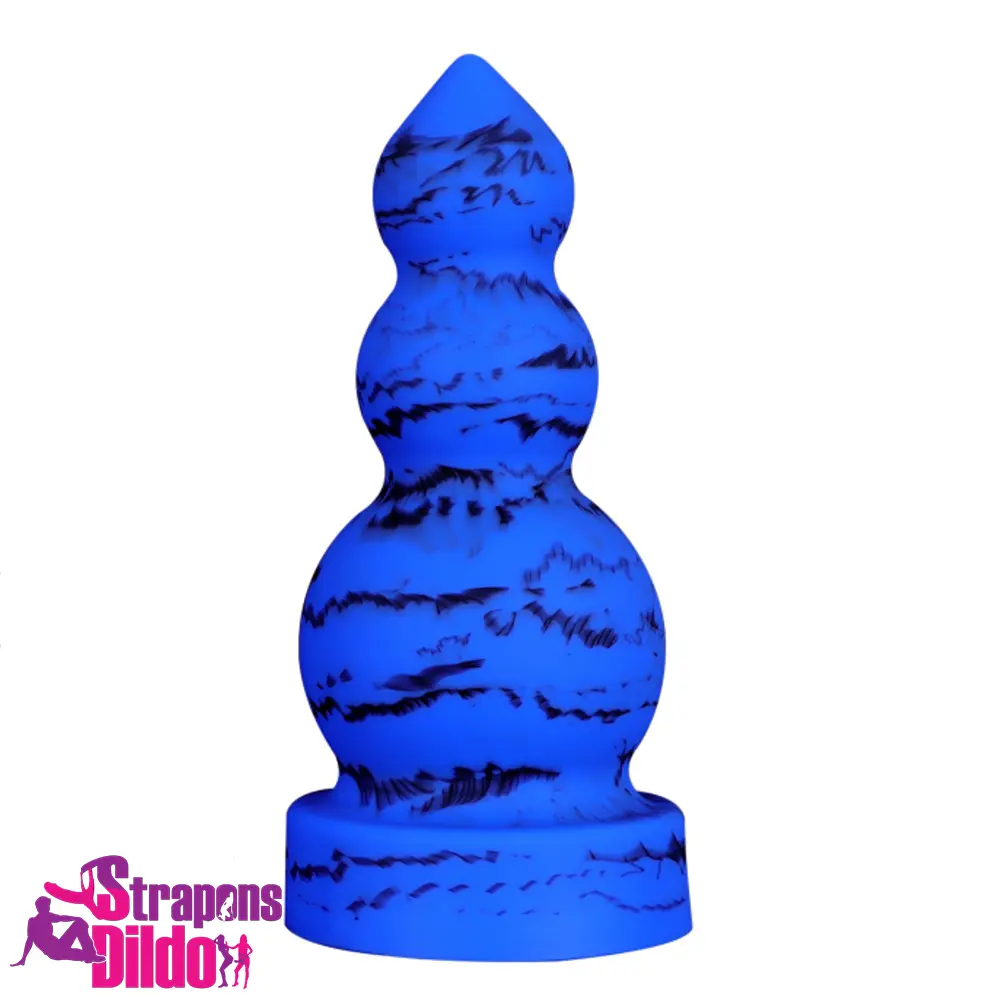 4.13in 6.1in 8.07in 11.43in Fantasy Silicone Soft Butt Plug Beads Dildo Strap ons Dildo