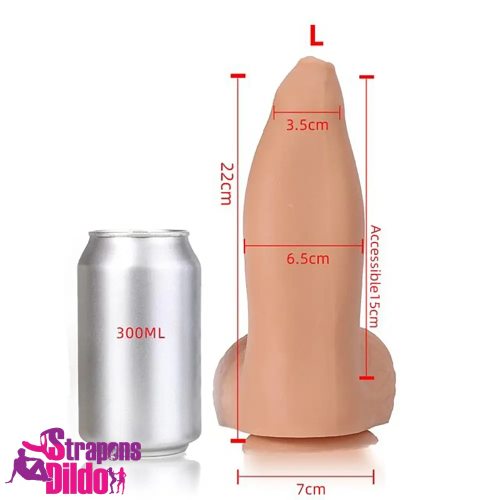 5.9in 7.09in 8.66in 9.45in 11.02in Silicone Big Thick Female Dildo Strap ons Dildo