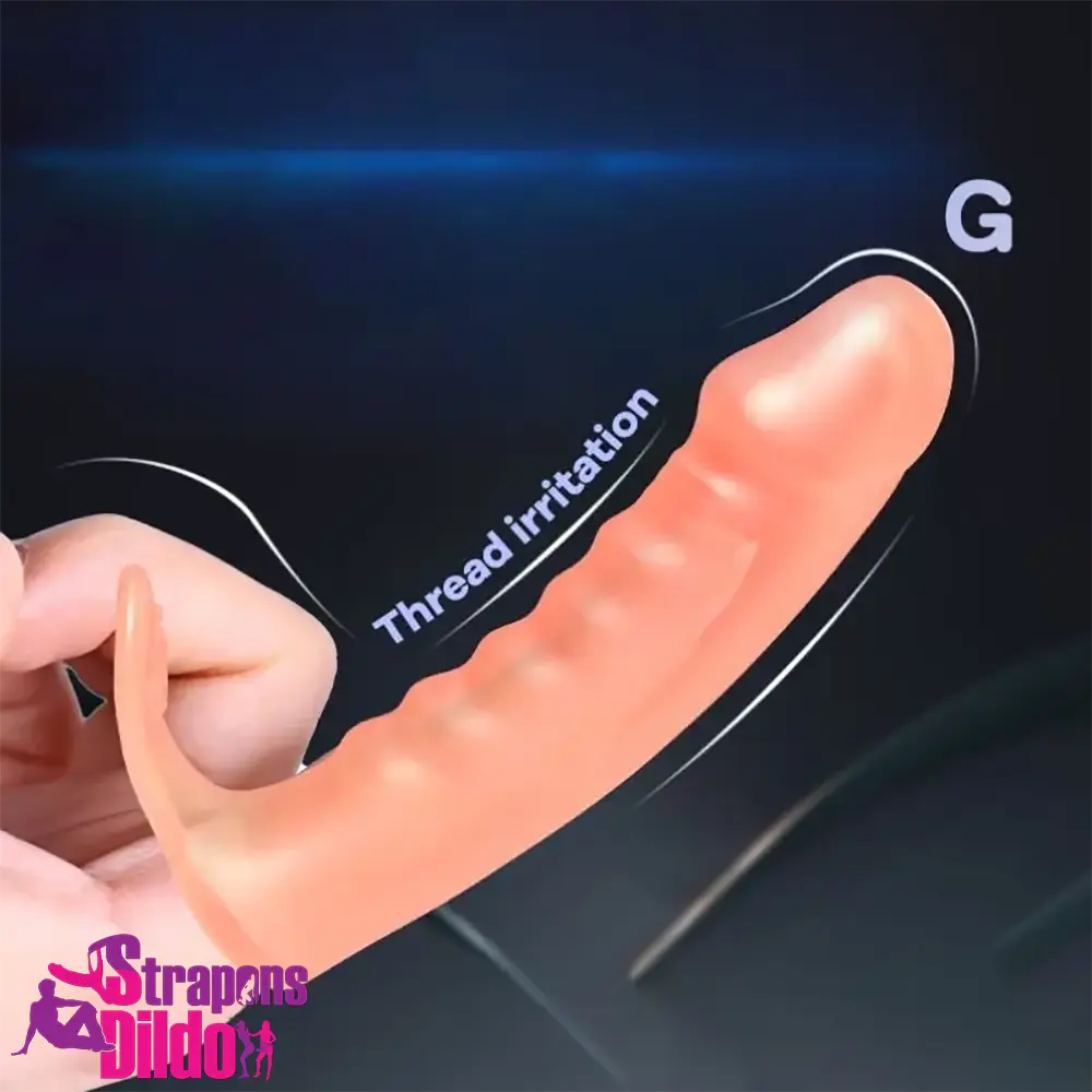 3.42in Middle Finger Sleeve Mini Cock Dildo For Anal Prostate G Spot Strap ons Dildo