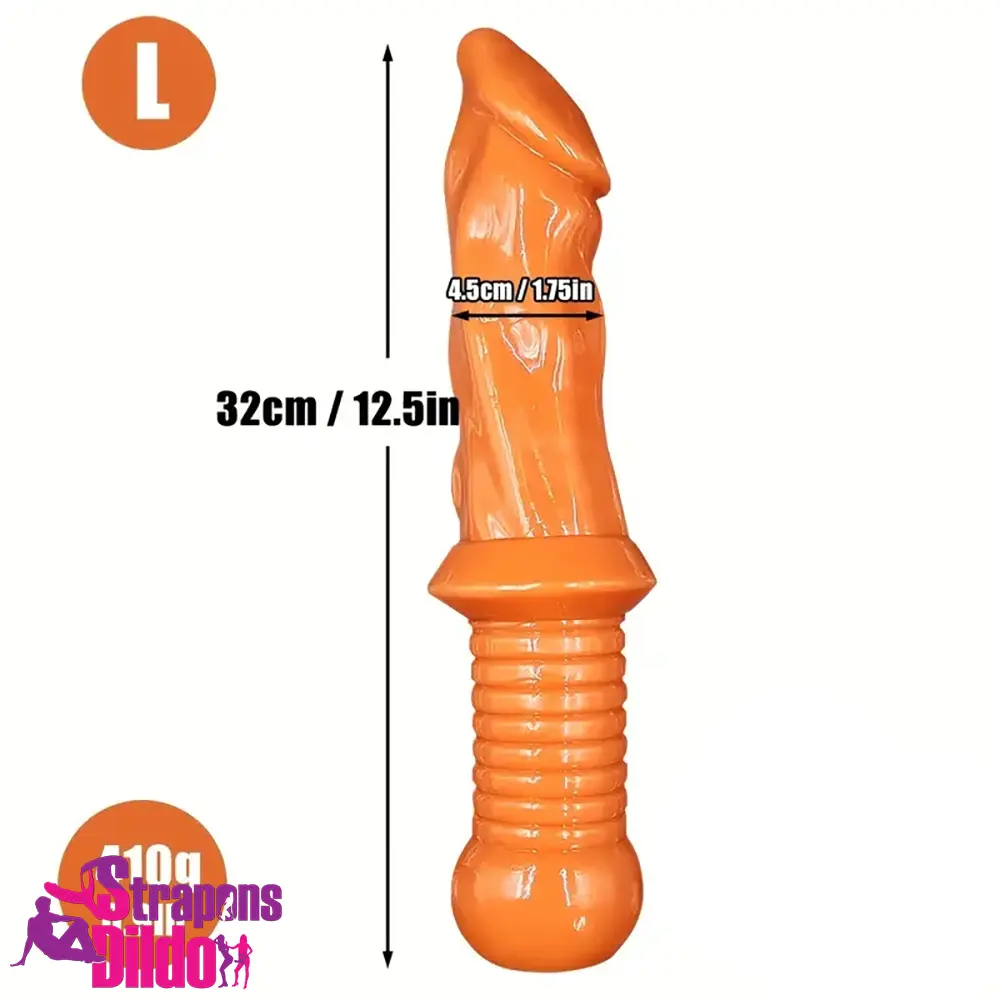 10in 12.5in Big Lifelike knife Dildo With Handle Sex Toy Adults Love Strap ons Dildo