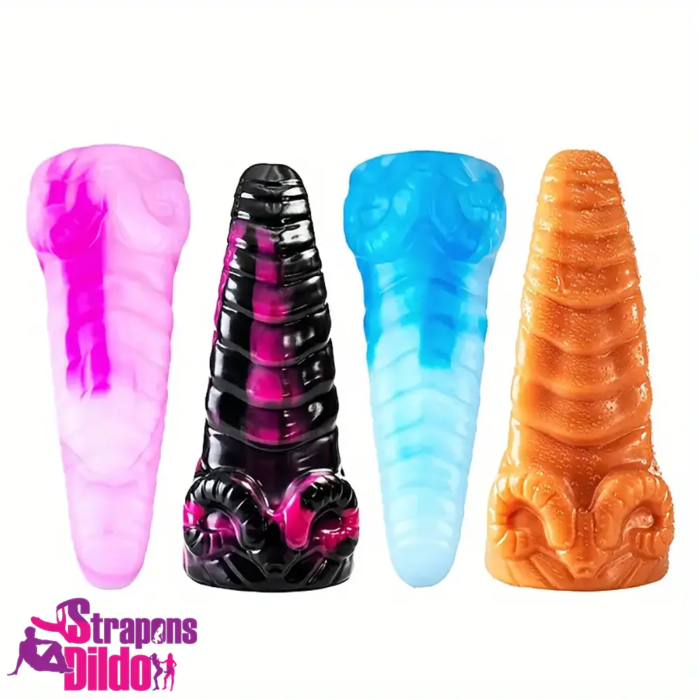 10.2in Sheep Silicone Soft Animal Monster Dildo For Women Orgasm Strap ons Dildo