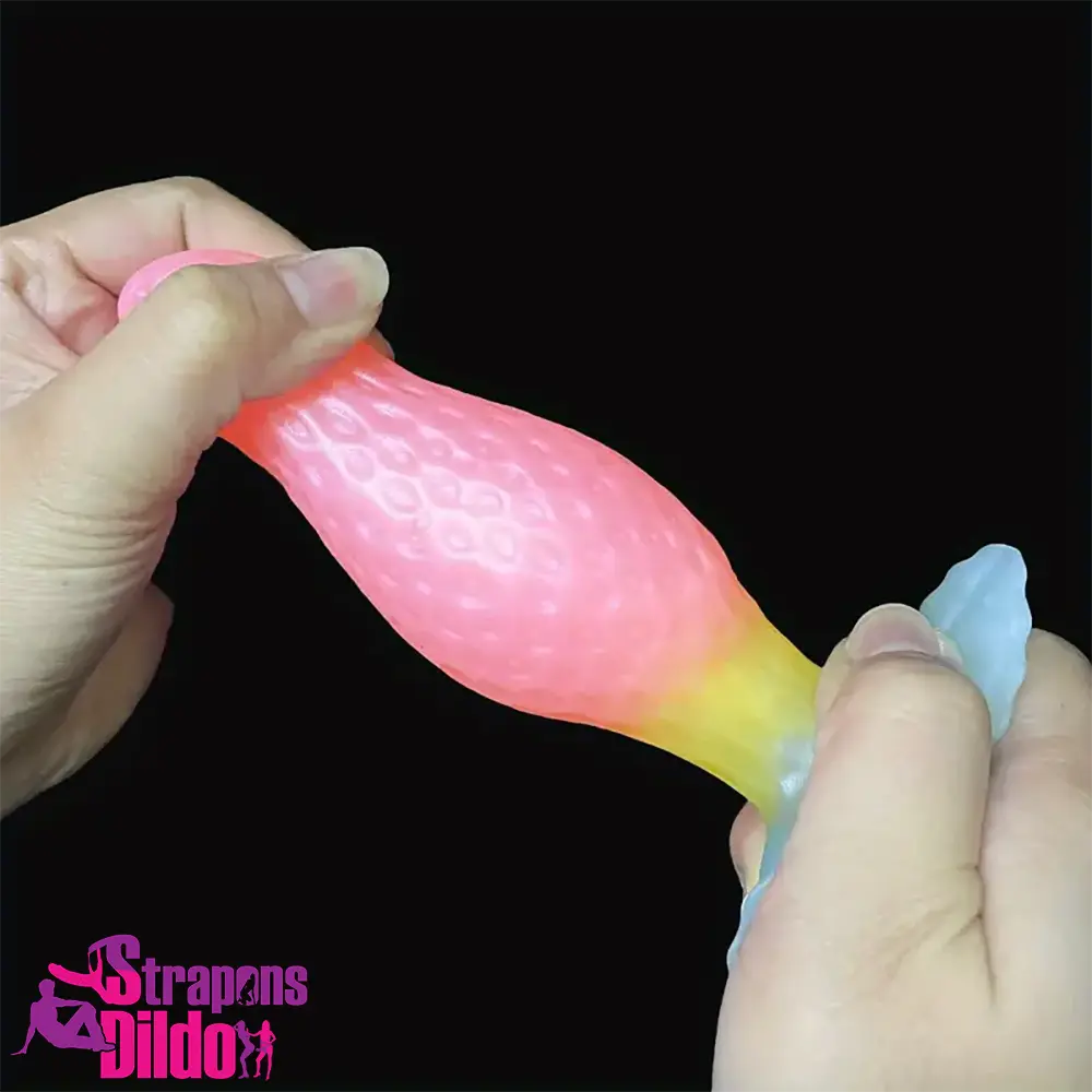 2.75in 3.54in 4.33in Strawberry Small Unisex Silicone Soft Penis Dildo Strap ons Dildo