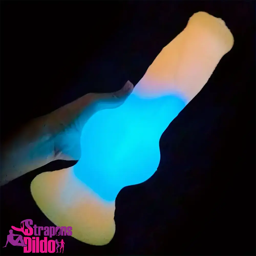 7.08in 7.48in 9.44in 10.23in 13in Silicone Soft Big Glowing Dog Real Dildo Strap ons Dildo