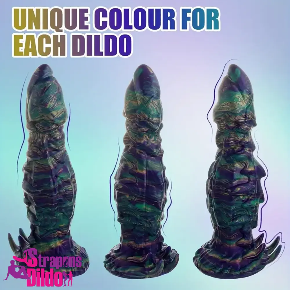 9.84in Body Safe Silicone Big Soft Monster Dildo For Women Adult Toy Strap ons Dildo