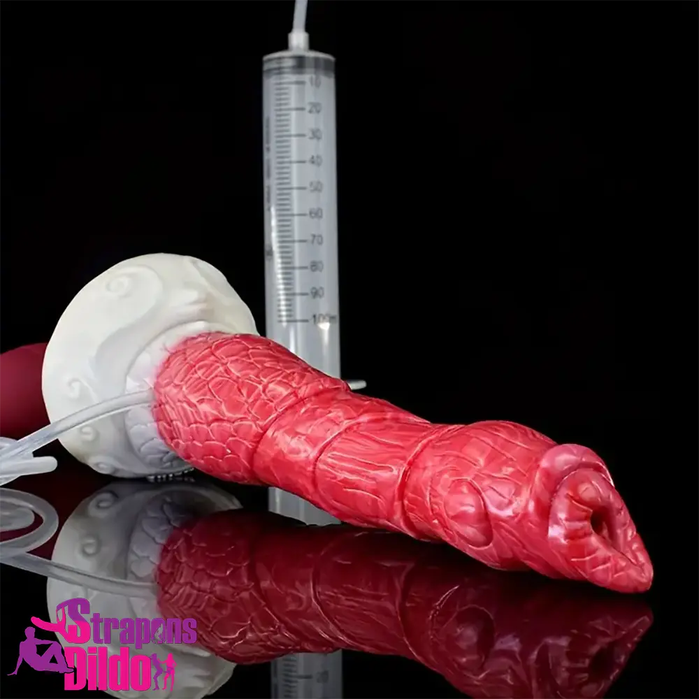 8.46in Body Safe Silicone Big Soft Dragon Dildo For Women Comforter Strap ons Dildo