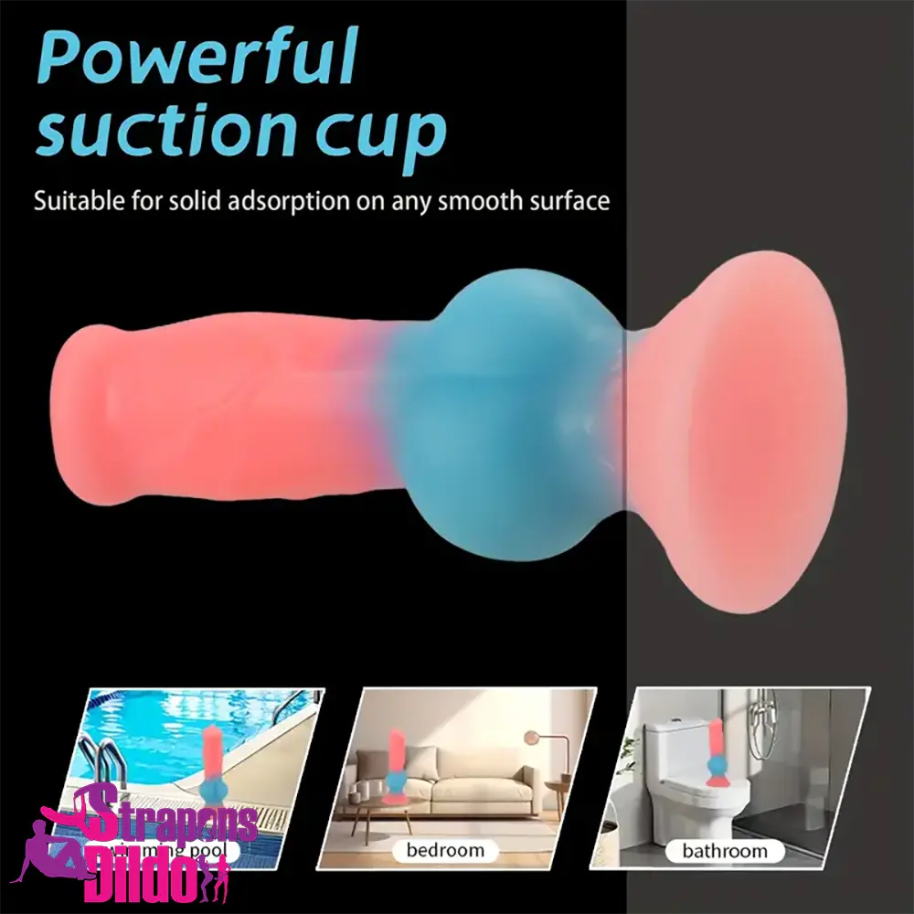 7.08in 7.48in 9.44in 10.23in 13in Silicone Soft Big Glowing Dog Real Dildo Strap ons Dildo