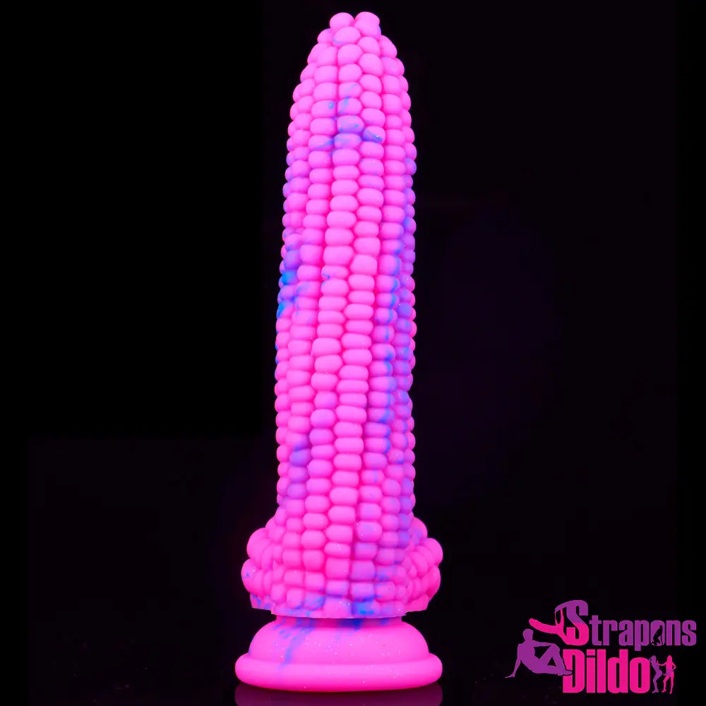 8in Silicone Soft Corn Big Dildo Sex Toy Vagina G-spot Penis Sex Toy - Strap ons Dildo