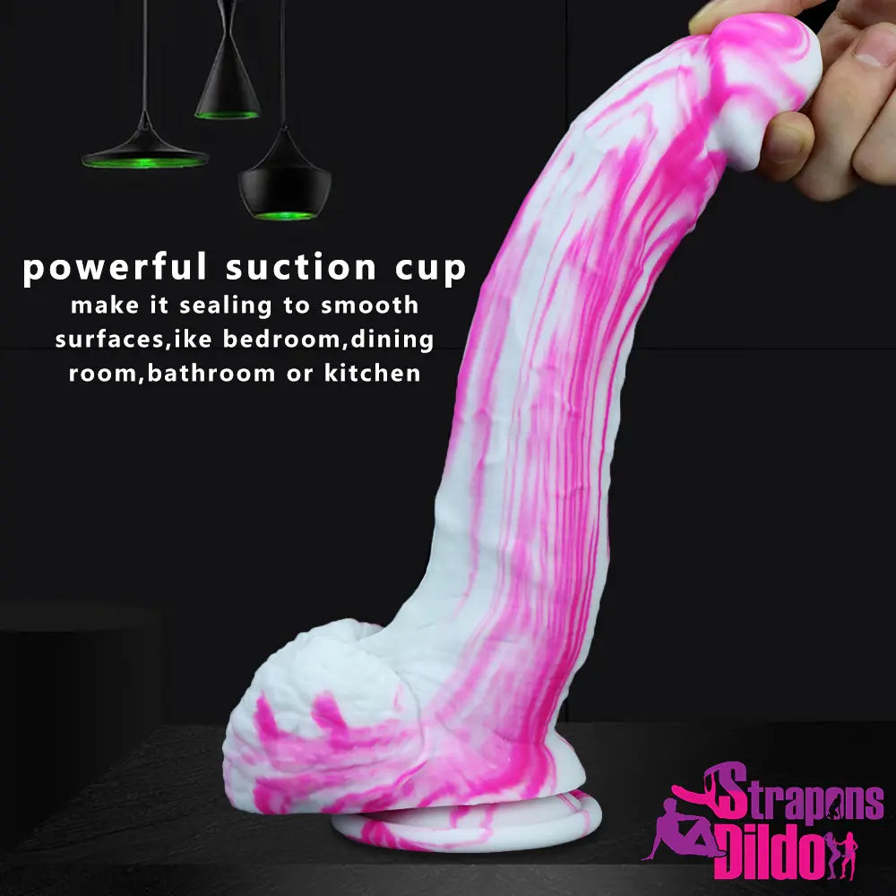 10.62in Silicone Soft G Spot Anal Large Dildo For Men Gay Big Dick Sex Toy - Strap ons Dildo