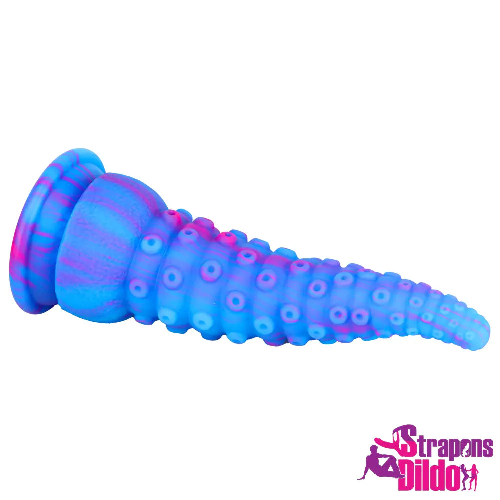 6.02in 7.09in 8.06in Silicone Octopus Tentacle Suction Cup Soft Dildo - Strap ons Dildo