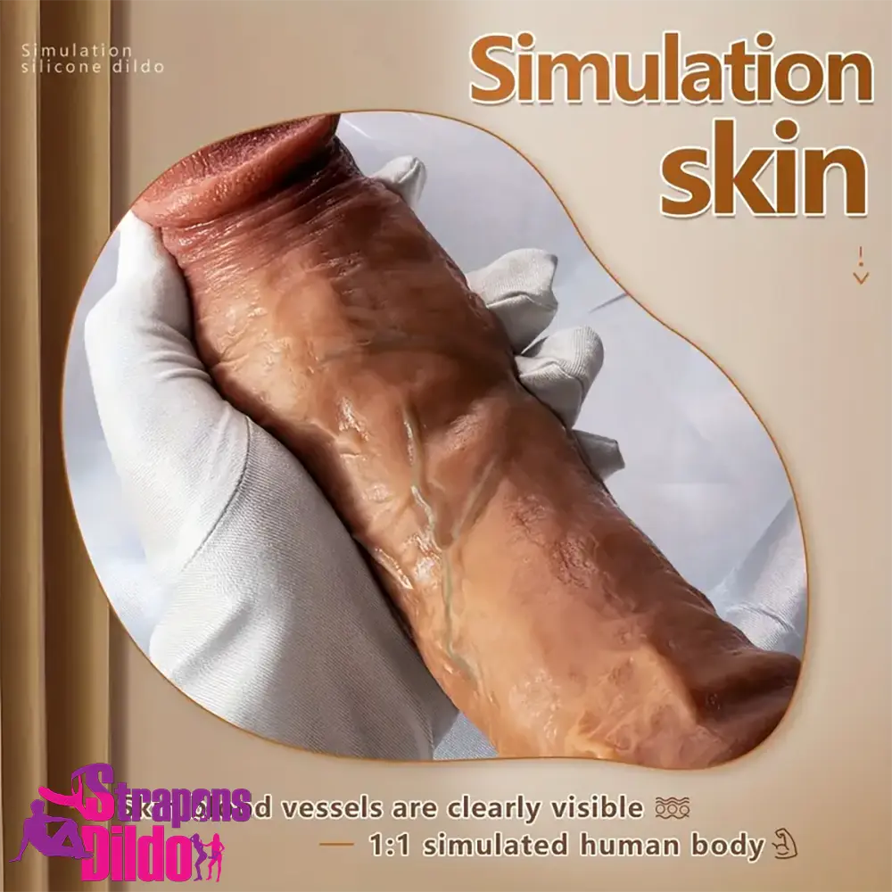 6.88in 9.64in 11.22in Thick Silicone Soft Lifelike Feels Female Male Dildo Strap ons Dildo