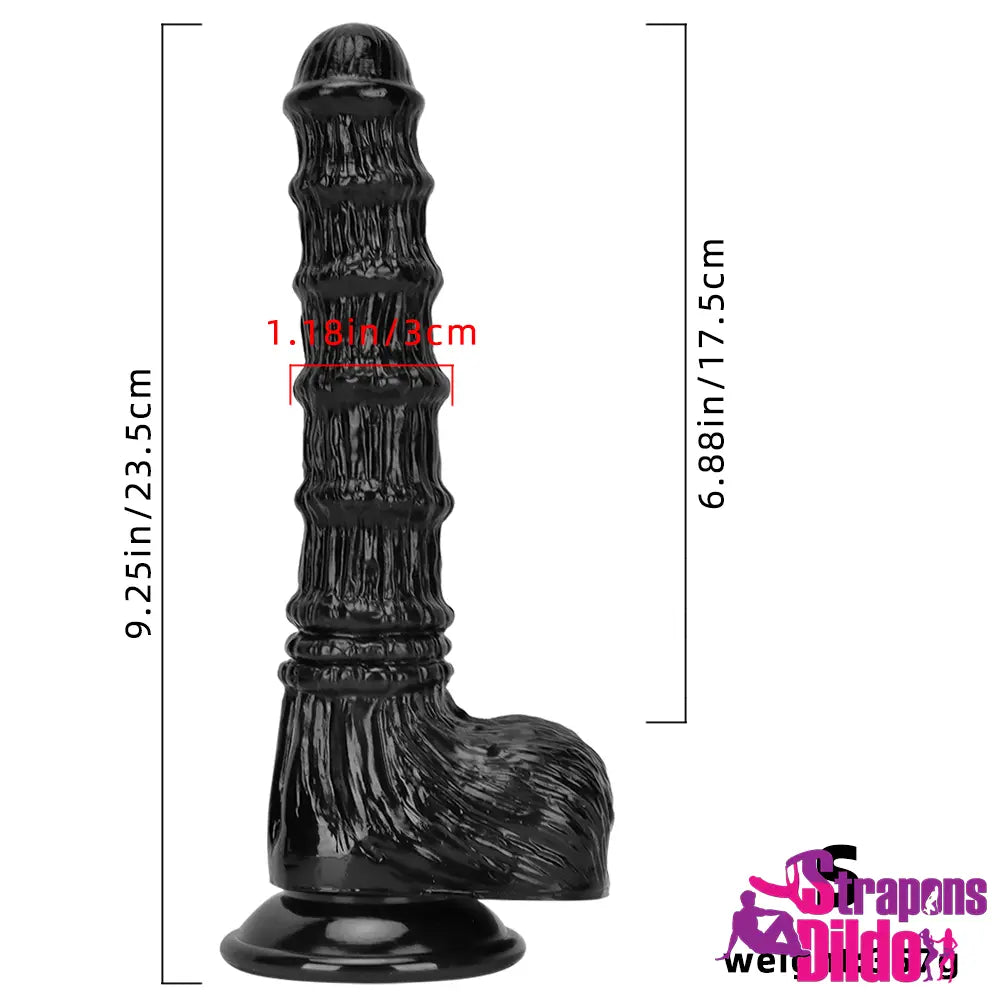 9.25in 9.64in 11.02in Big Thick Black Dildo BDSM Horse Vagina Masturbator Strap ons Dildo