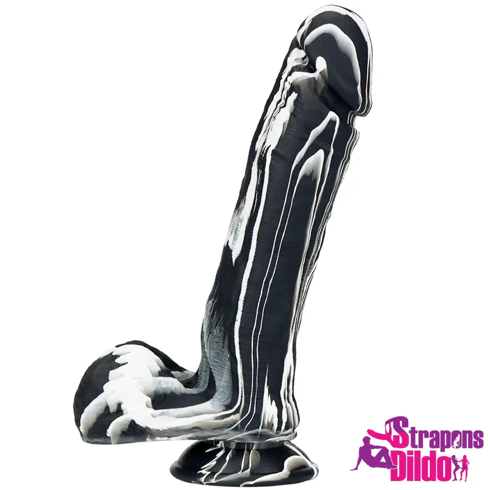 9.44in Silicone Soft Big Prostate Massage Dildo For G-spot Stimulation Strap ons Dildo