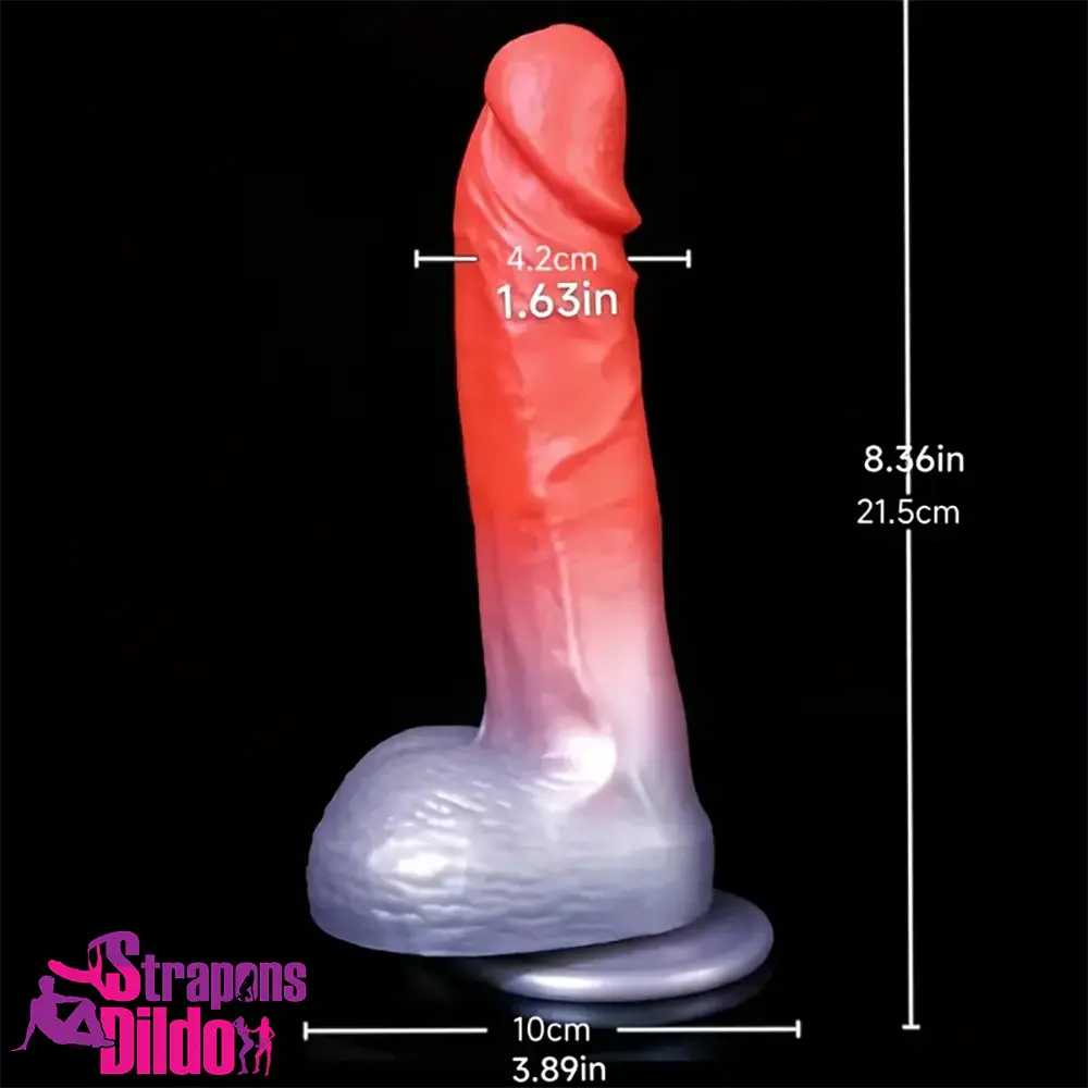 8.36in Real Cock Big Silicone Soft Dildo Clit Anal Expander Comforter Strap ons Dildo