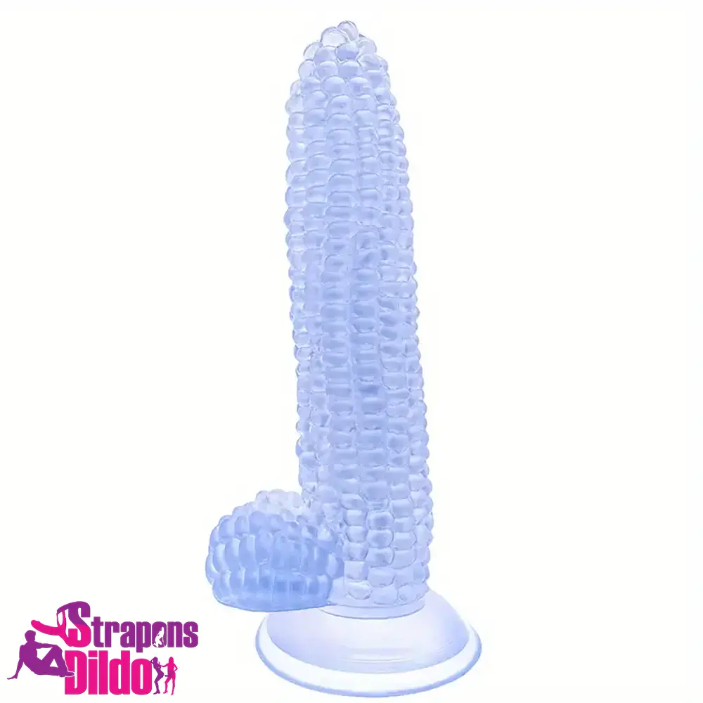 7.9in Real Vegetable Corn Dildo For Women Vaginal Clit Sex Pleasure Strap ons Dildo