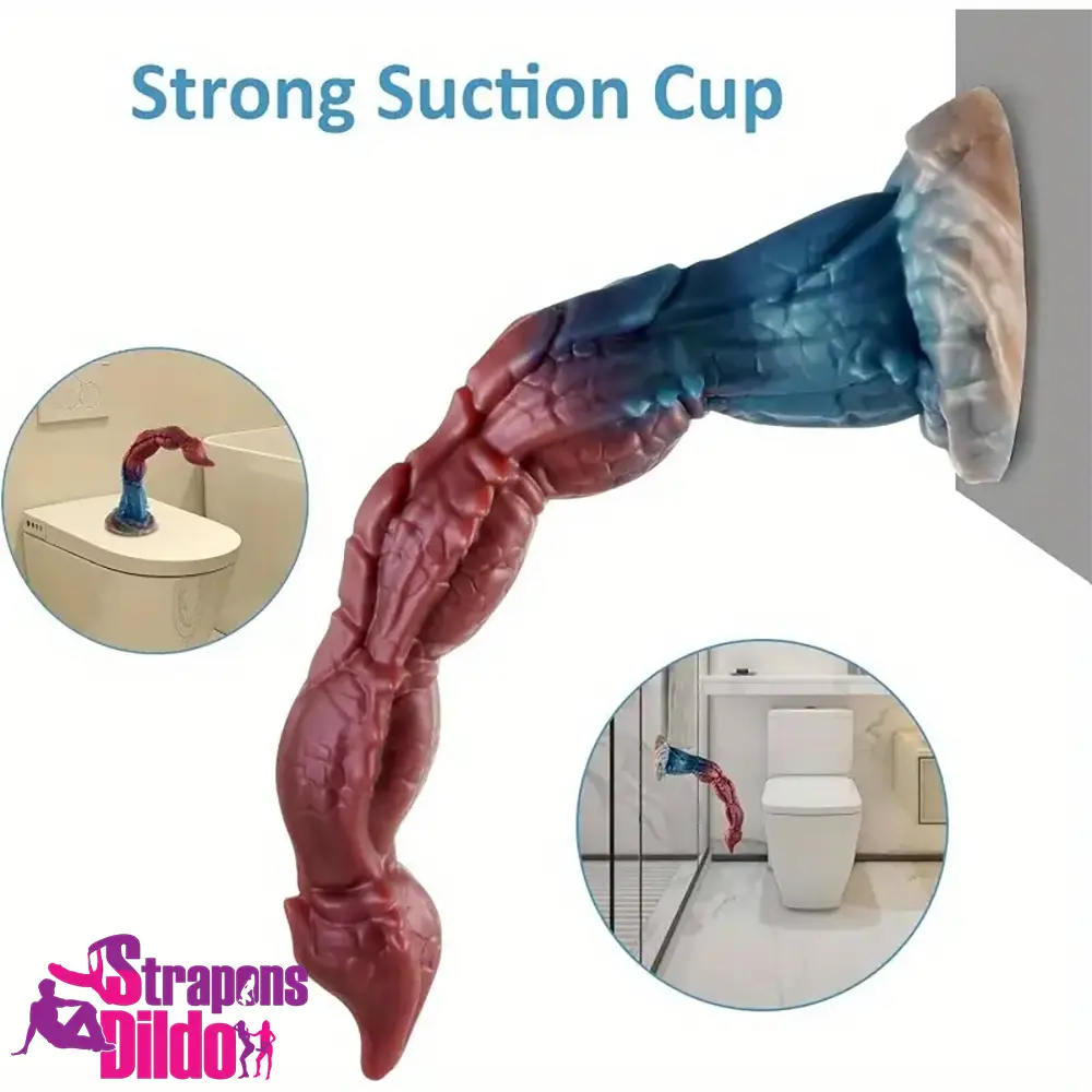 16.1in Big Long Cock Dragon Monster Silicone Dildo For Penetration Strap ons Dildo