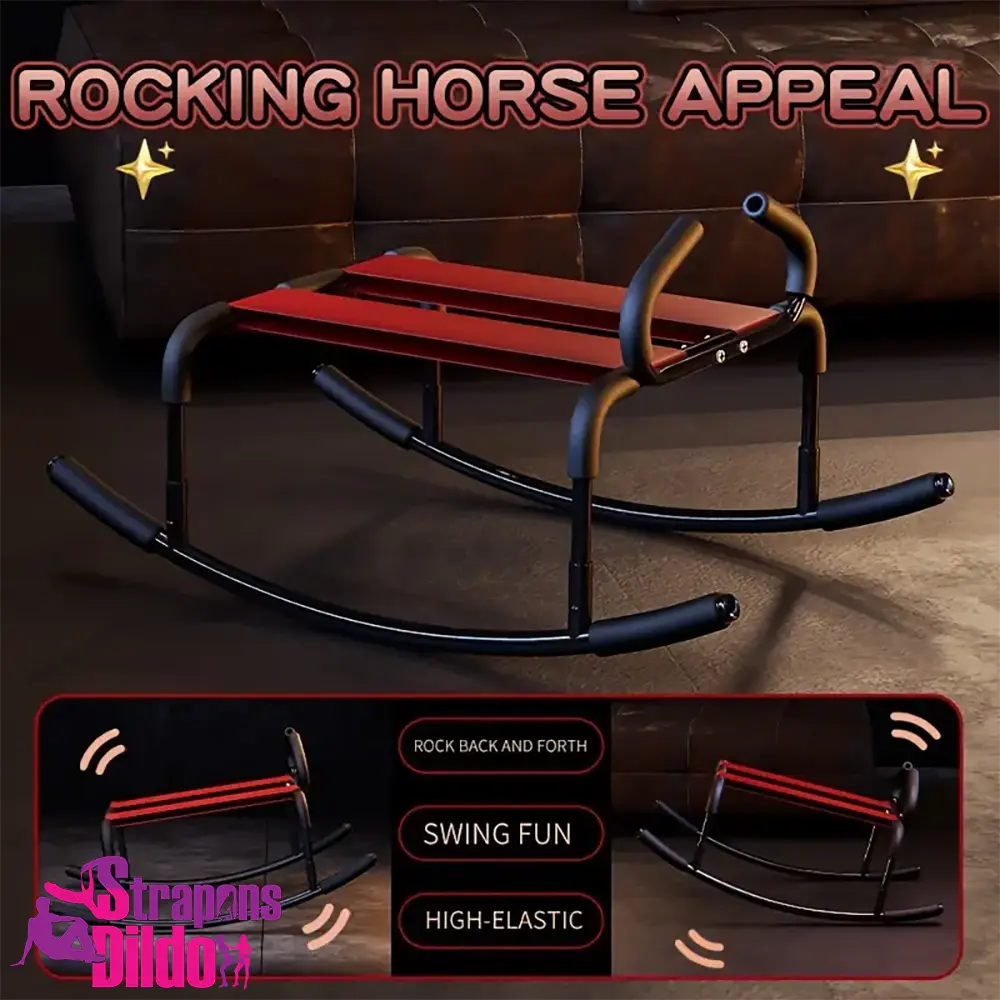 Horse Rocking Dildo Chair With Handrails For Couples Intimate Stool Strap ons Dildo