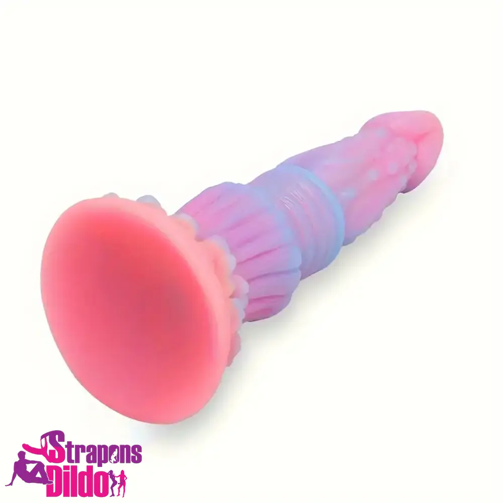 8.46in Fantasy Luminous Monster Silicone Soft Dildo Anal Comforter Strap ons Dildo