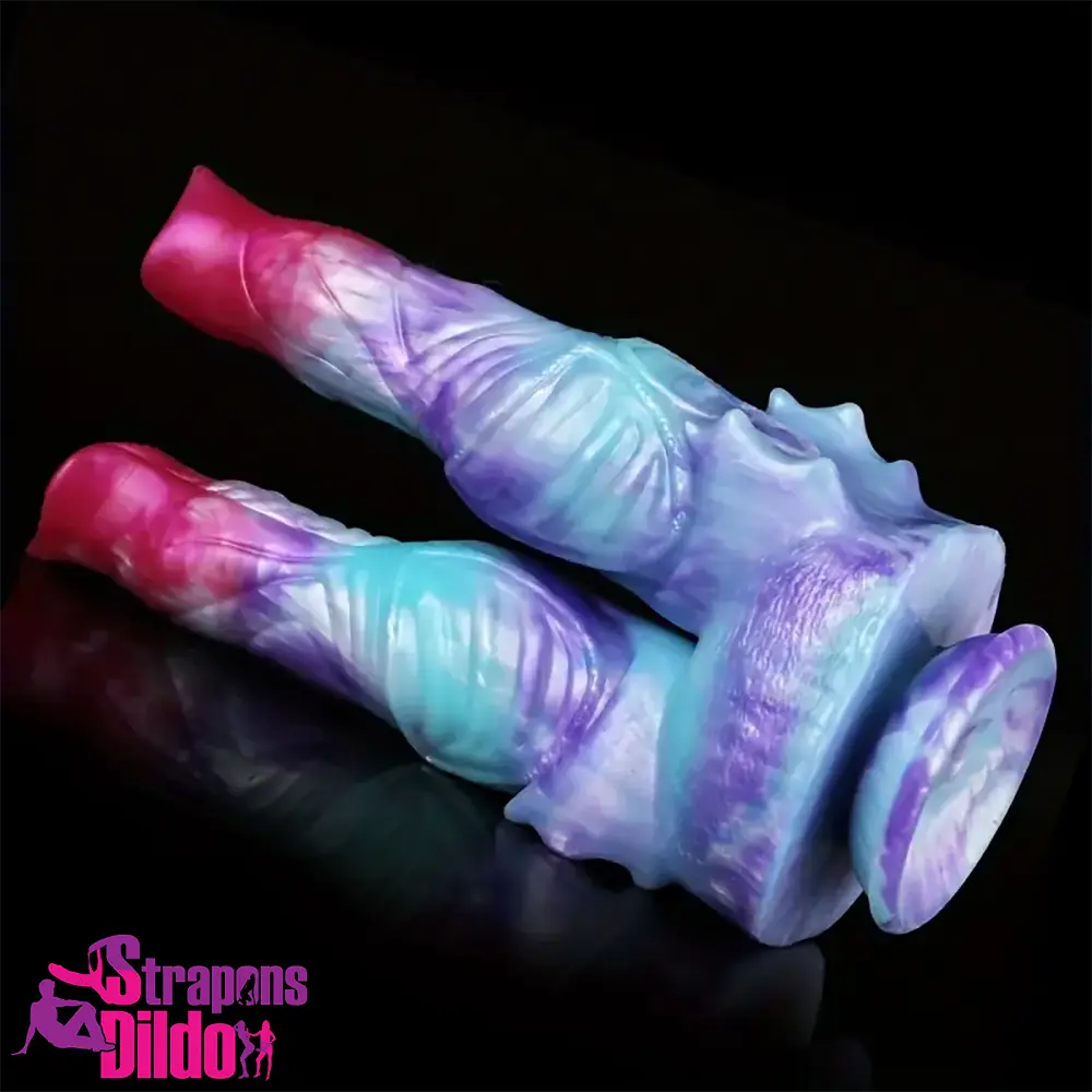 8.7in Silicone Flexible Monster Double Sided Fantasy Dildo For Flirting Strap ons Dildo