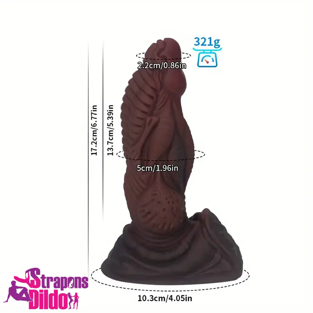 6.77in Fantasy Monster Knots Silicone Soft Flexible Cock Dildo Sex Toy Strap ons Dildo