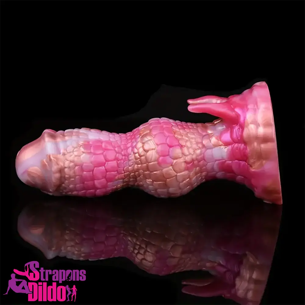 7.08in Fantasy Monster Dragon Silicone Soft Dildo For Couples Unisex Strap ons Dildo