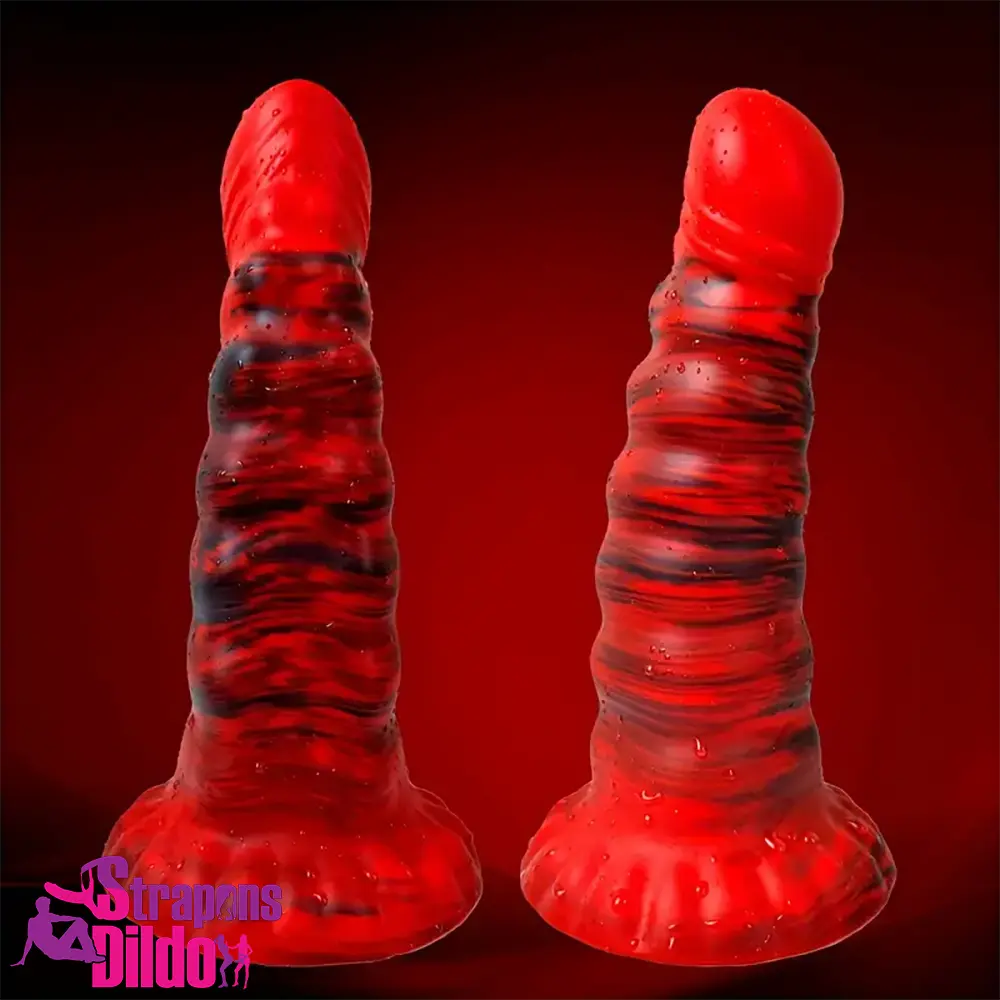 8.7in Fantasy Big Silicone Soft Fat Dildo For G-Spot Anal Stimulation Sex Strap ons Dildo