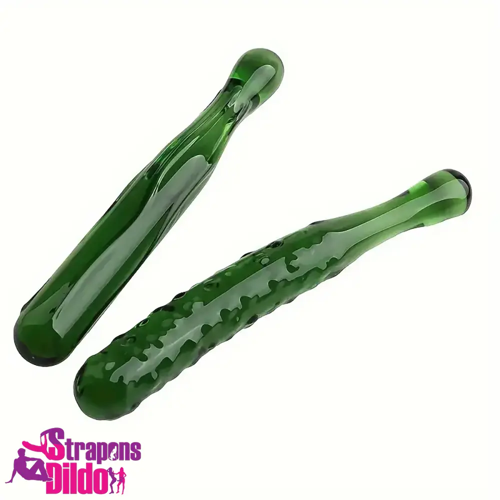 Multiple Options Fruit Vegetable Crystal Clear Glass Anal Plug Dildo Strap ons Dildo