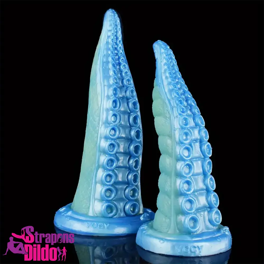 7.16in 9.05in Fantasy Monster Vaginal Tentacle Silicone Soft Dildo Strap ons Dildo