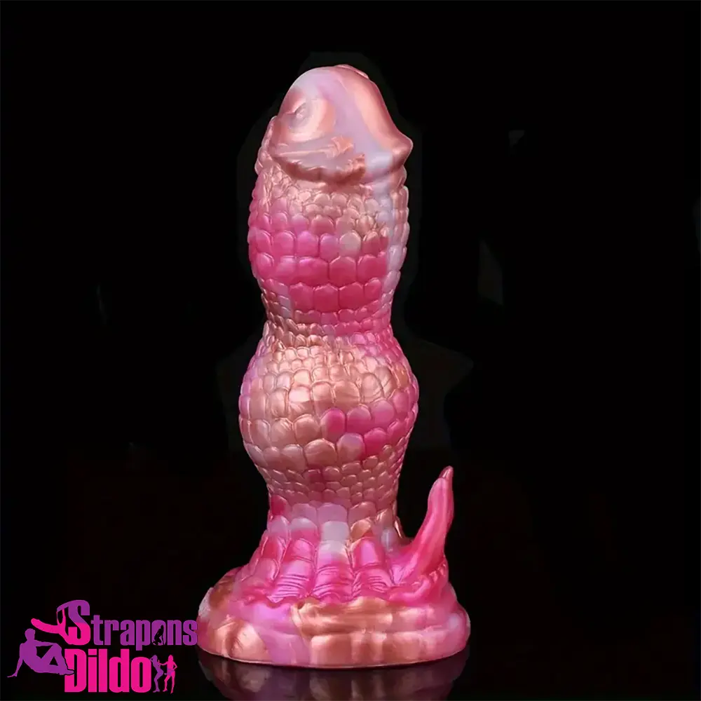 7.08in Fantasy Monster Dragon Silicone Soft Dildo For Couples Unisex Strap ons Dildo