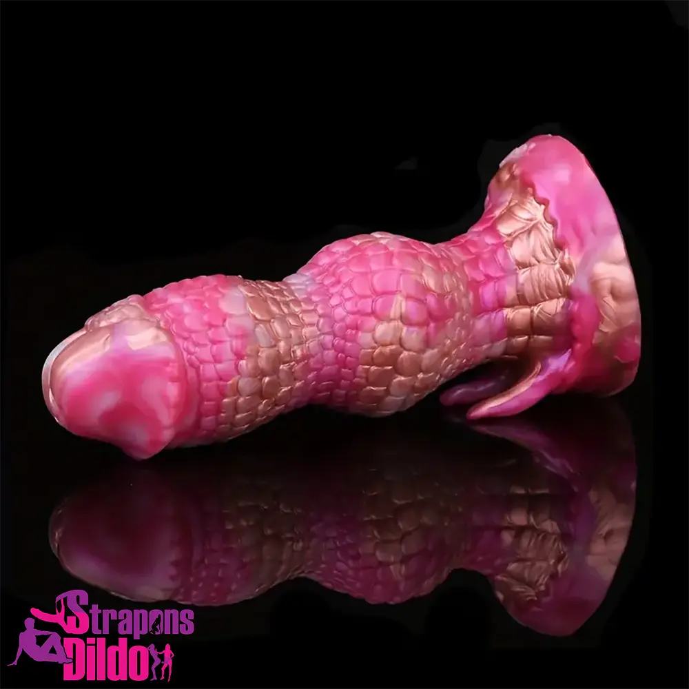 7.08in Fantasy Monster Dragon Silicone Soft Dildo For Couples Unisex Strap ons Dildo