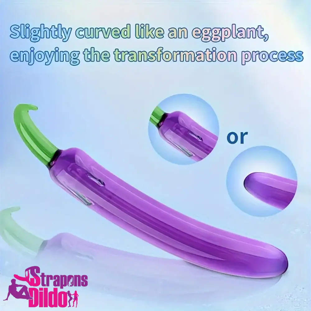 6.2in 7.5in 7.7in Multiple Colors Fruit Vegetable Crystal Glass Plug Dildo Strap ons Dildo