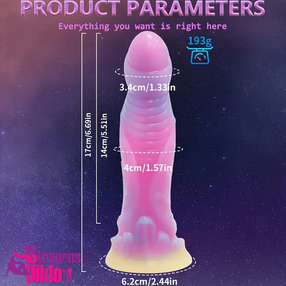 High-Quality Night-Glowing Cock Silicone Fantasy Monster Dildo Strap ons Dildo