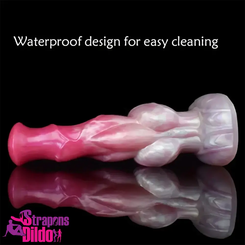 9.57in Animal Big Dog Silicone Soft Knot Real Dildo With Strong Sucker Strap ons Dildo