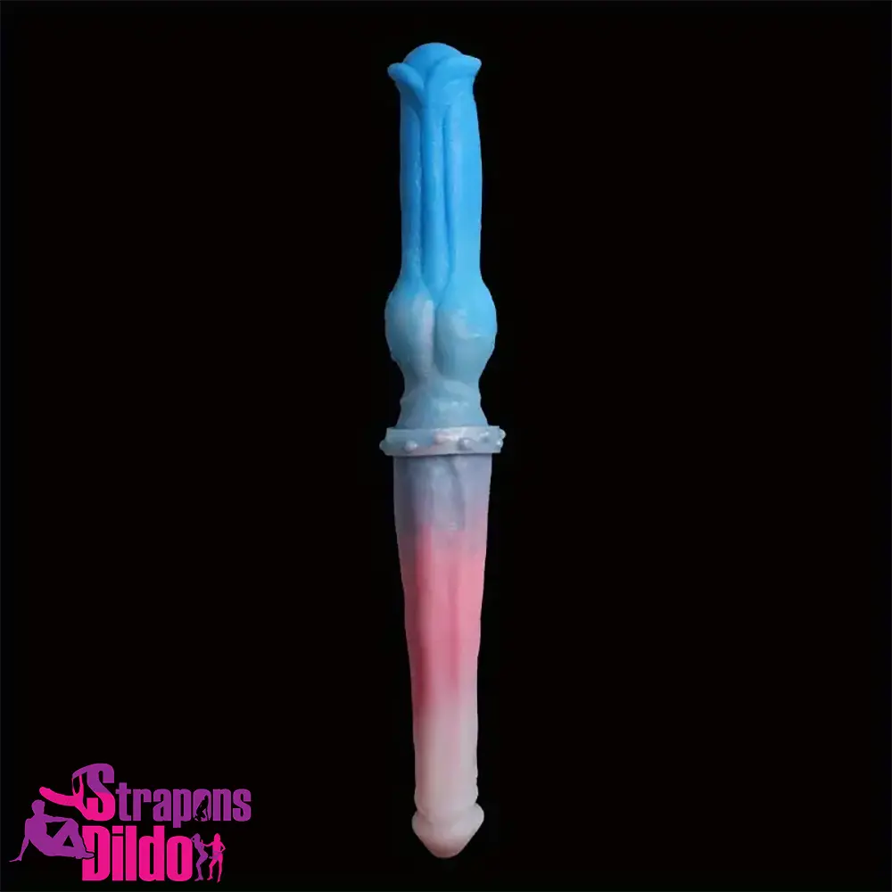 15.7in Long Large Double Sided Liquid Silicone Dog Horse Penis Dildo Strap ons Dildo