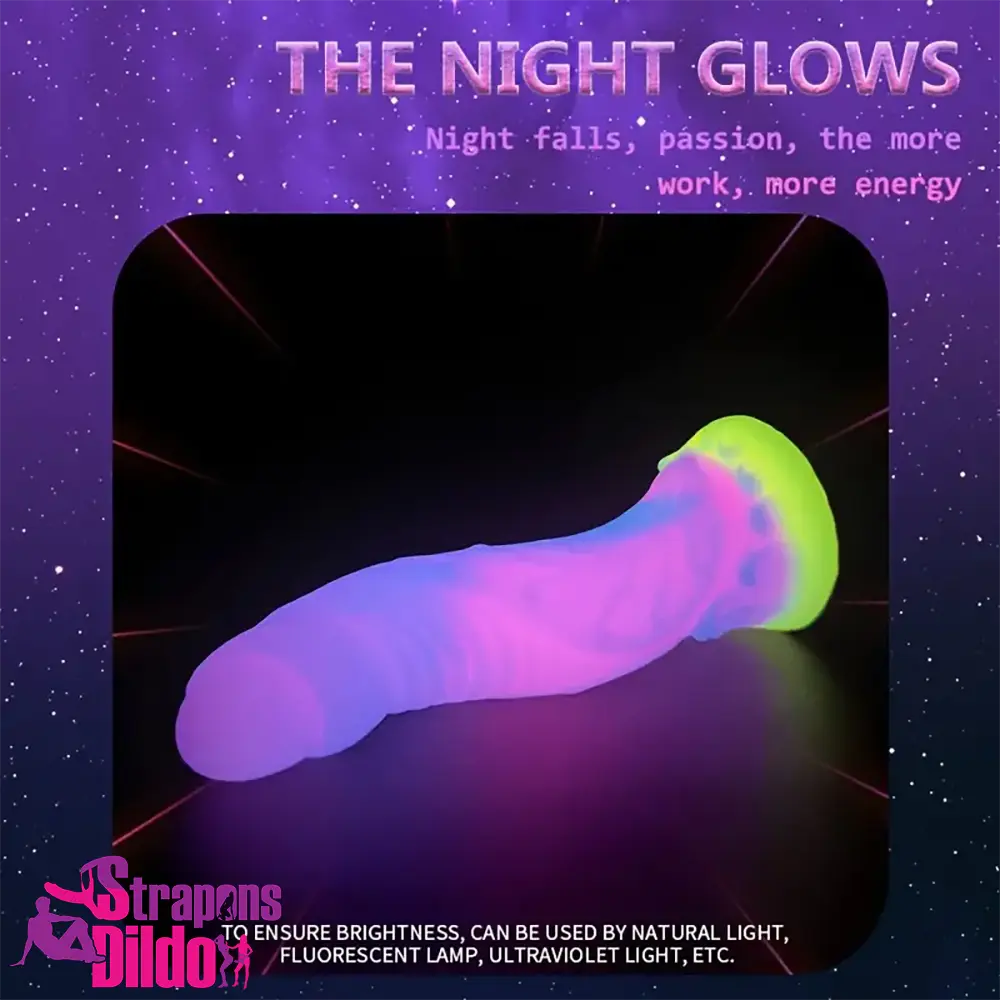 High-Quality Night-Glowing Cock Silicone Fantasy Monster Dildo Strap ons Dildo