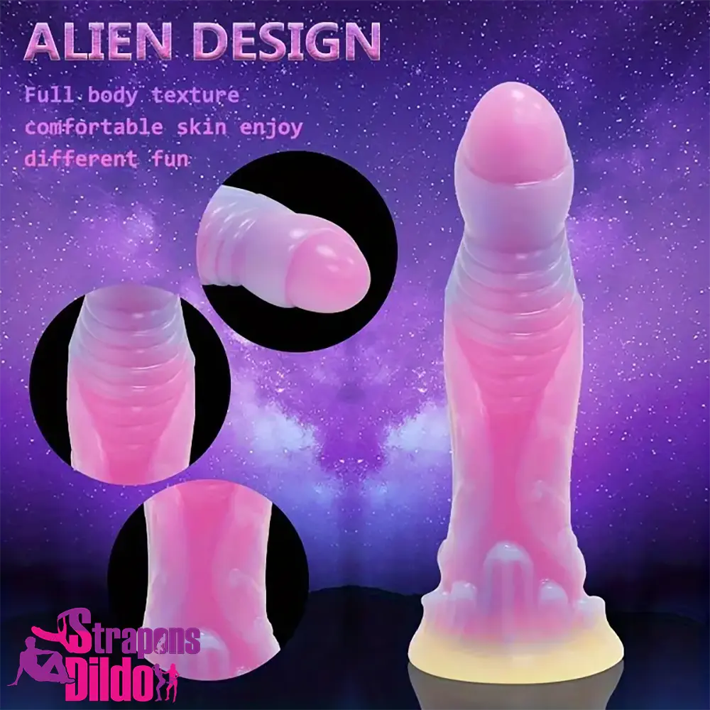 High-Quality Night-Glowing Cock Silicone Fantasy Monster Dildo Strap ons Dildo