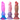 9.44in Colorful Silicone Flexible Fantasy Dog Knot Dildo For Anal Vagina Strap ons Dildo