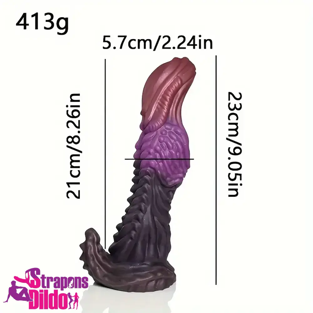 9.05in Large Odd Silicone Soft Dragon Monster Dildo For Erotic Sex Toy Strap ons Dildo