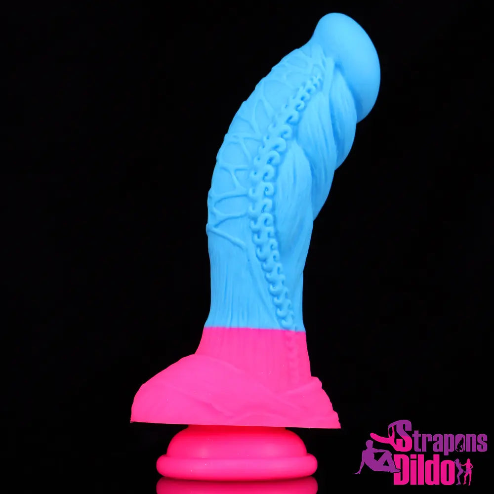 7.6in Silicone Suction Cup Soft Anal Odd Dildo Dick G Spot Massager - Strap ons Dildo