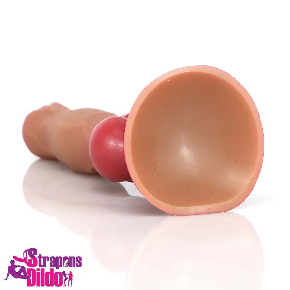 7.48in 9.45in 11.02in 12.99in Soft Real Silicone Large Dog Knotted Dildo Strap ons Dildo