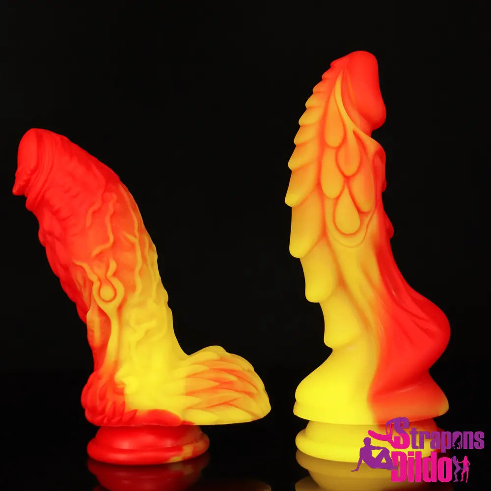 8.66in Silicone Soft Large Dragon Animal Dildo Anal Vaginal Stimulation - Strap ons Dildo