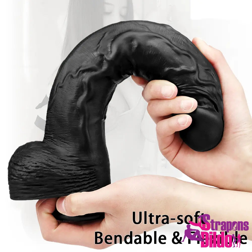 12.6in Real Feeling Silicone Soft Feels Like Skin Strap on Dildo Sex Toy Strap ons Dildo