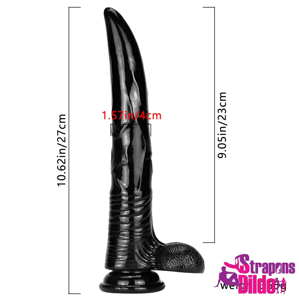 10.62in Sharp Design Thin G-Spot Vagina Stimulator Big Anal Dildo Strap ons Dildo